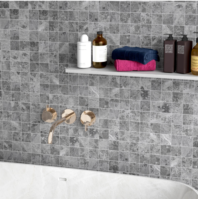 Silver Moon Honed (Marble) 48X48mm- Price per m2