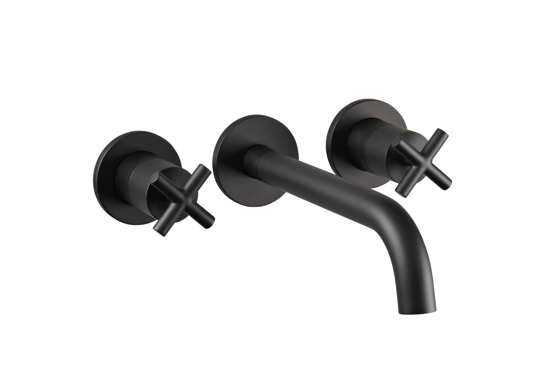 JTP - Solex 3 Hole Wall Mounted Basin Mixer