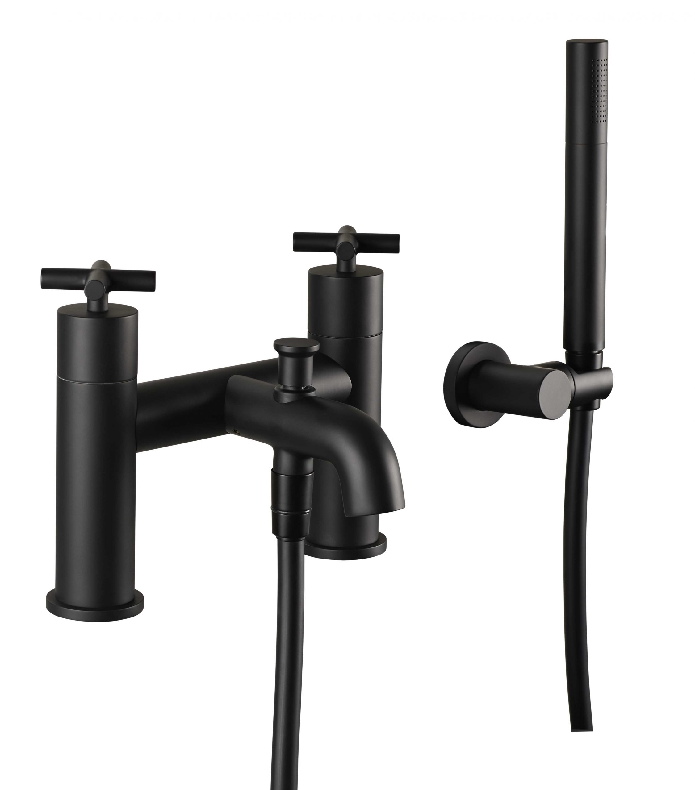 JTP - Solex Deck Mounted Bath Shower Mixer with Kit