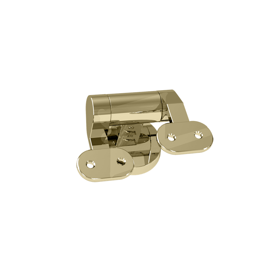 Soft Close Hinges for WC Seat Gold