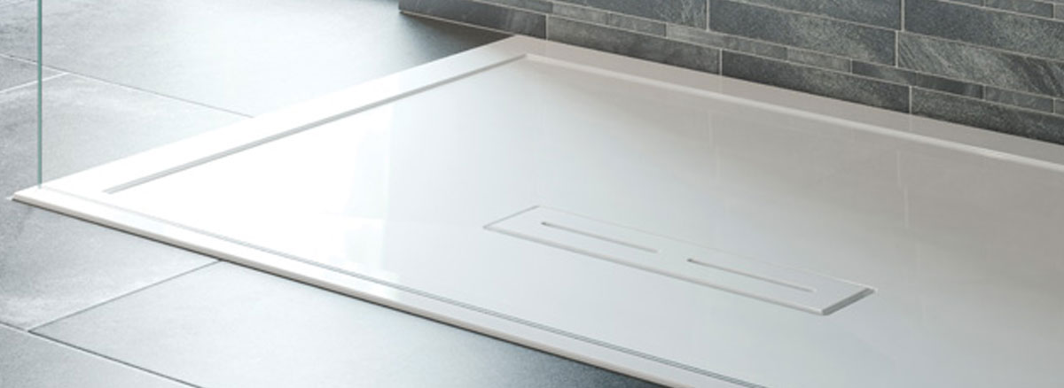 Kudos Connect2 1700 x 900mm Tray & Waste - White Slip Resistant