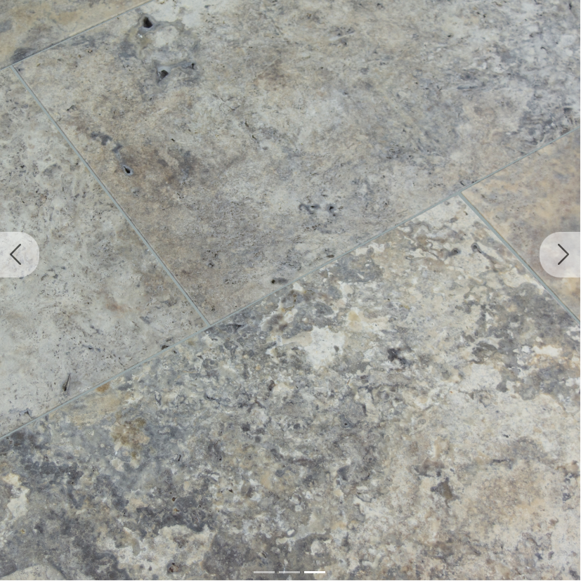 Silver Travertine Tumbled 406x610x12mm- Price per m2