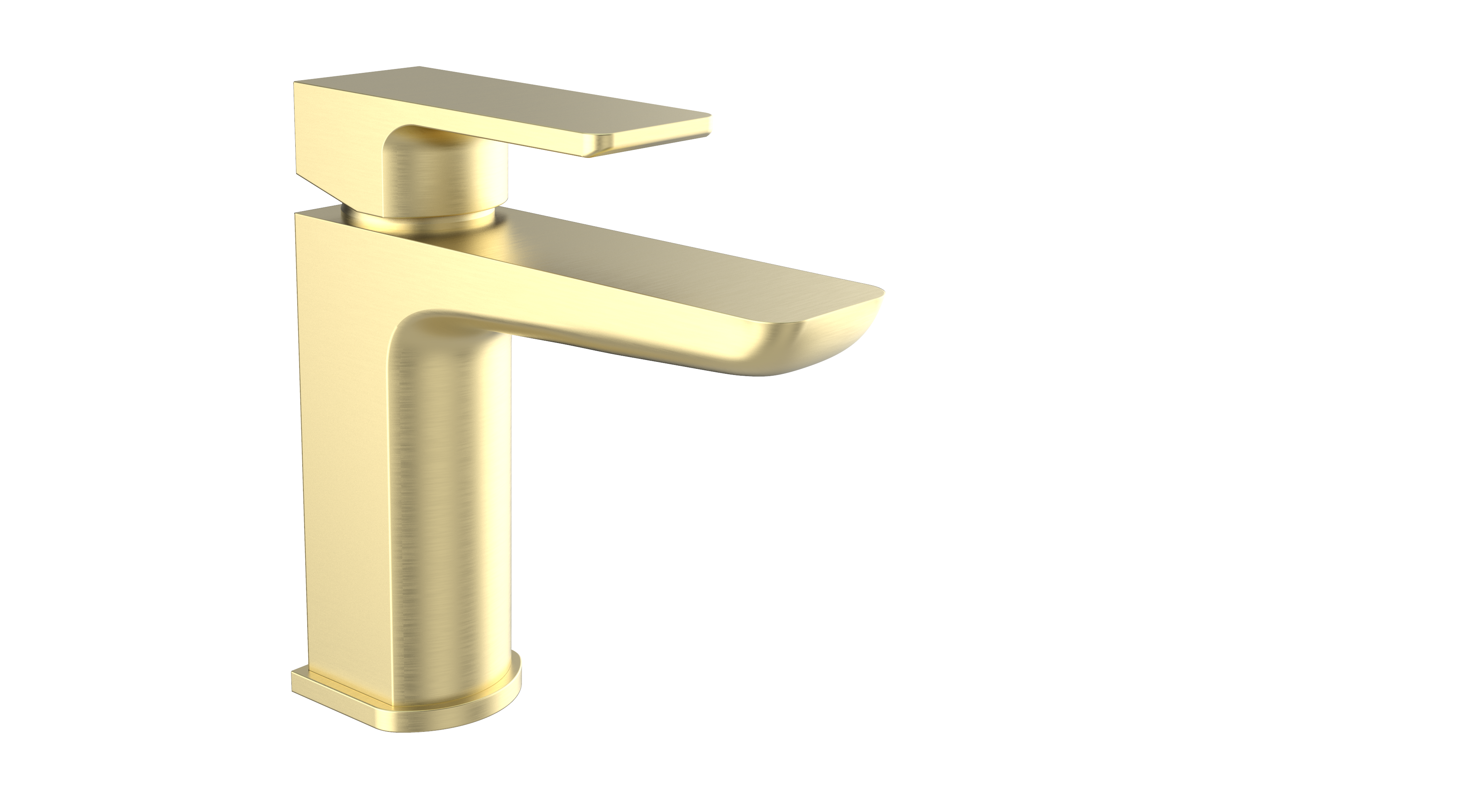 Kolt Mono Basin Mixer Brushed Brass