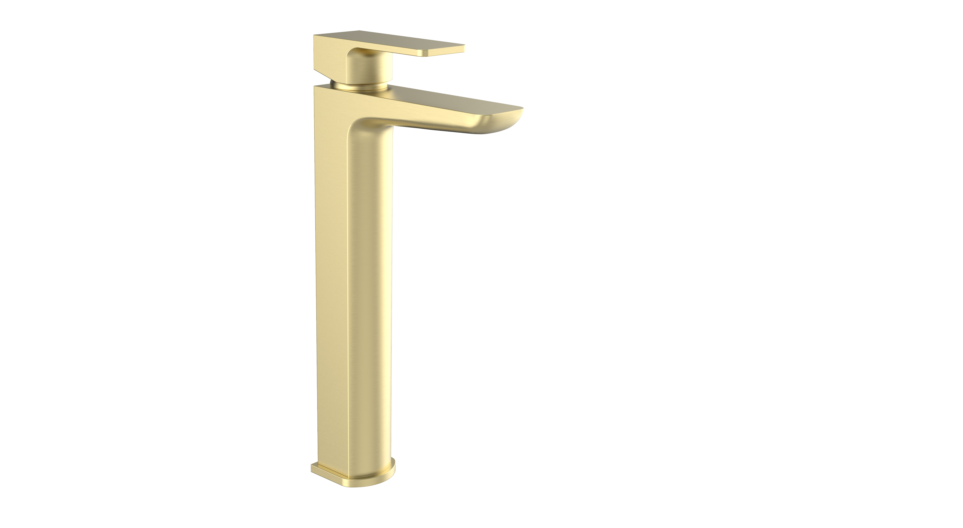 Kolt Hi-Rise Mono Basin Mixer Brushed Brass