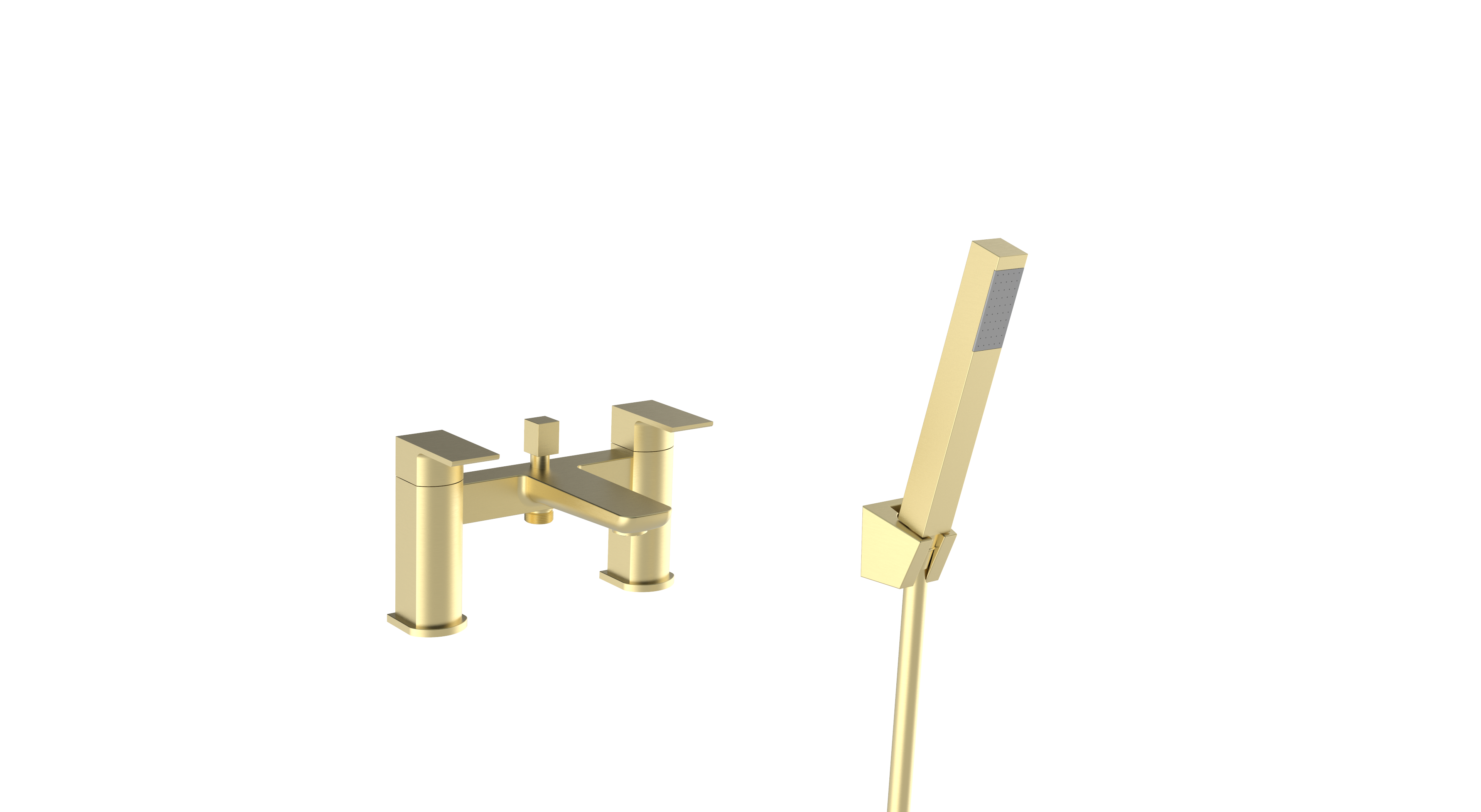 Kolt Bath Shower Mixer Brushed Brass