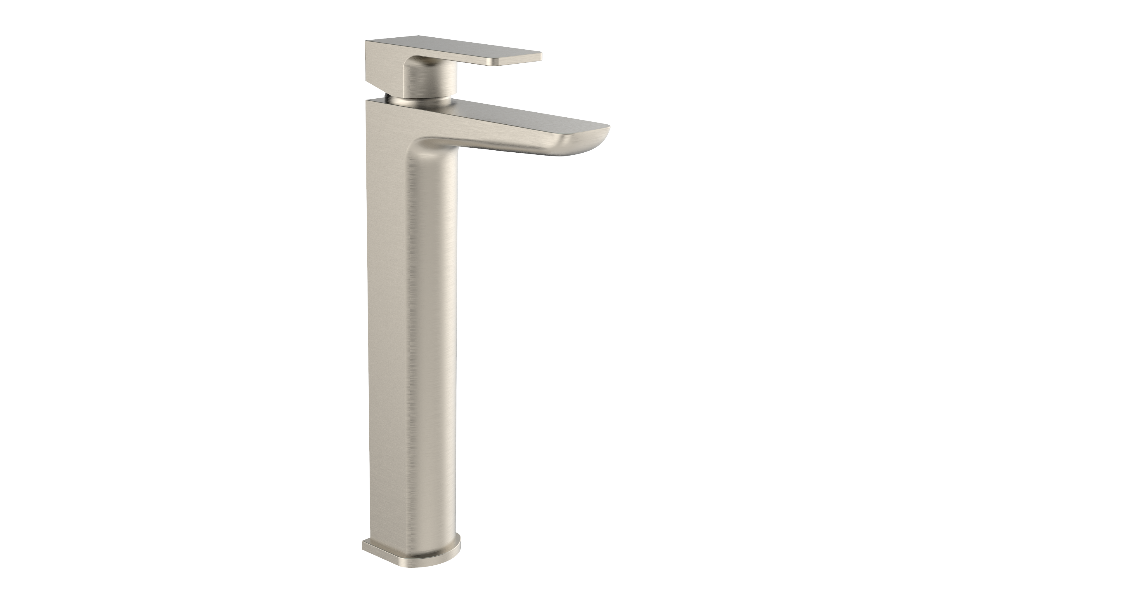Kolt Hi-Rise Mono Basin Mixer Brushed Nickel