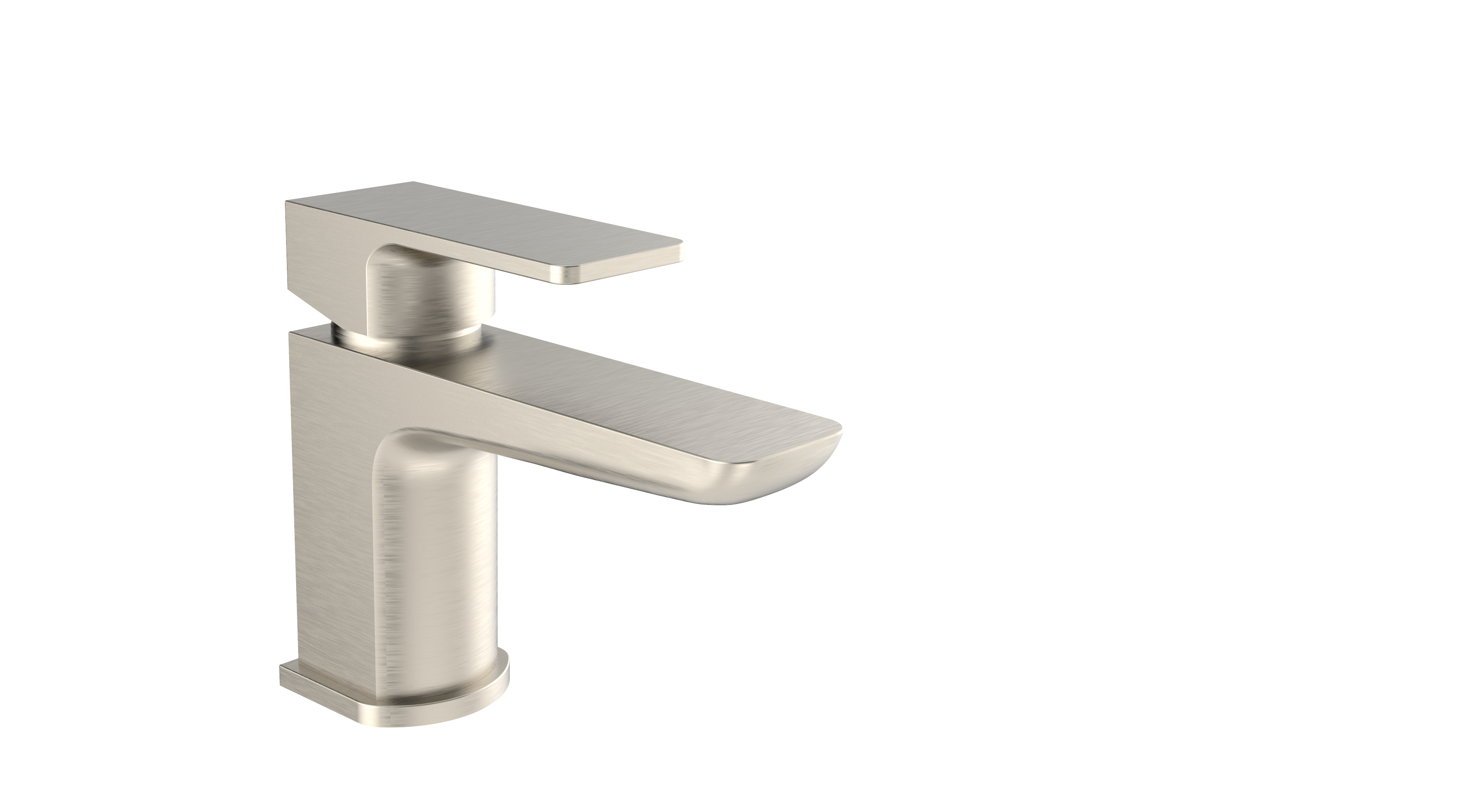 Kolt Mini Mono Basin Mixer Brushed Nickel
