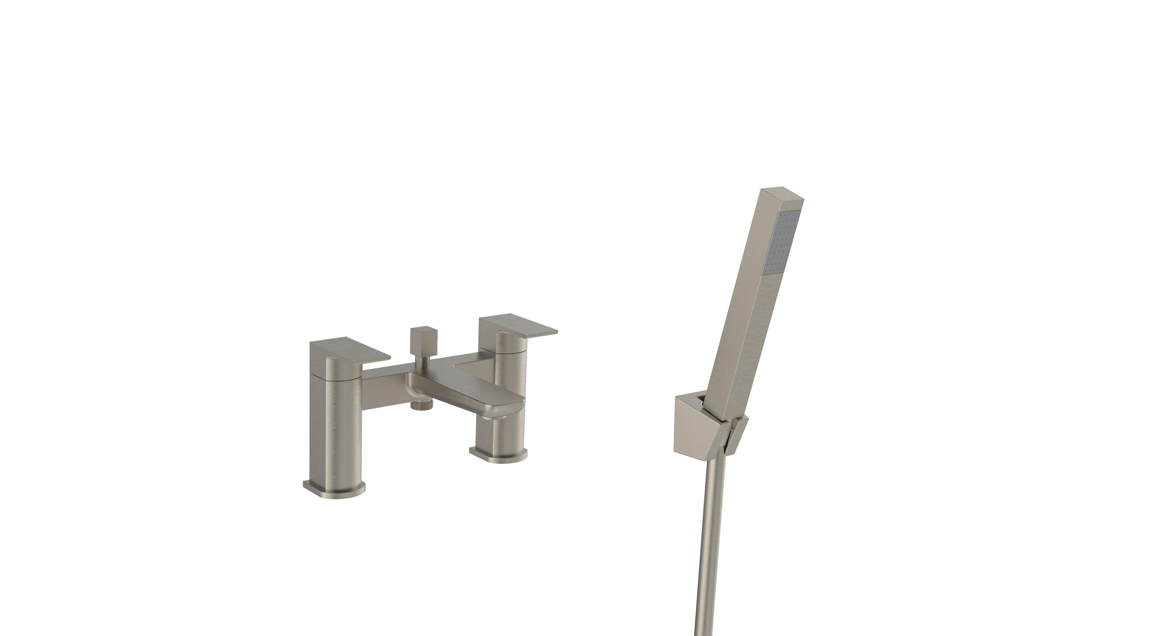 Kolt Bath Shower Mixer Brushed Nickel