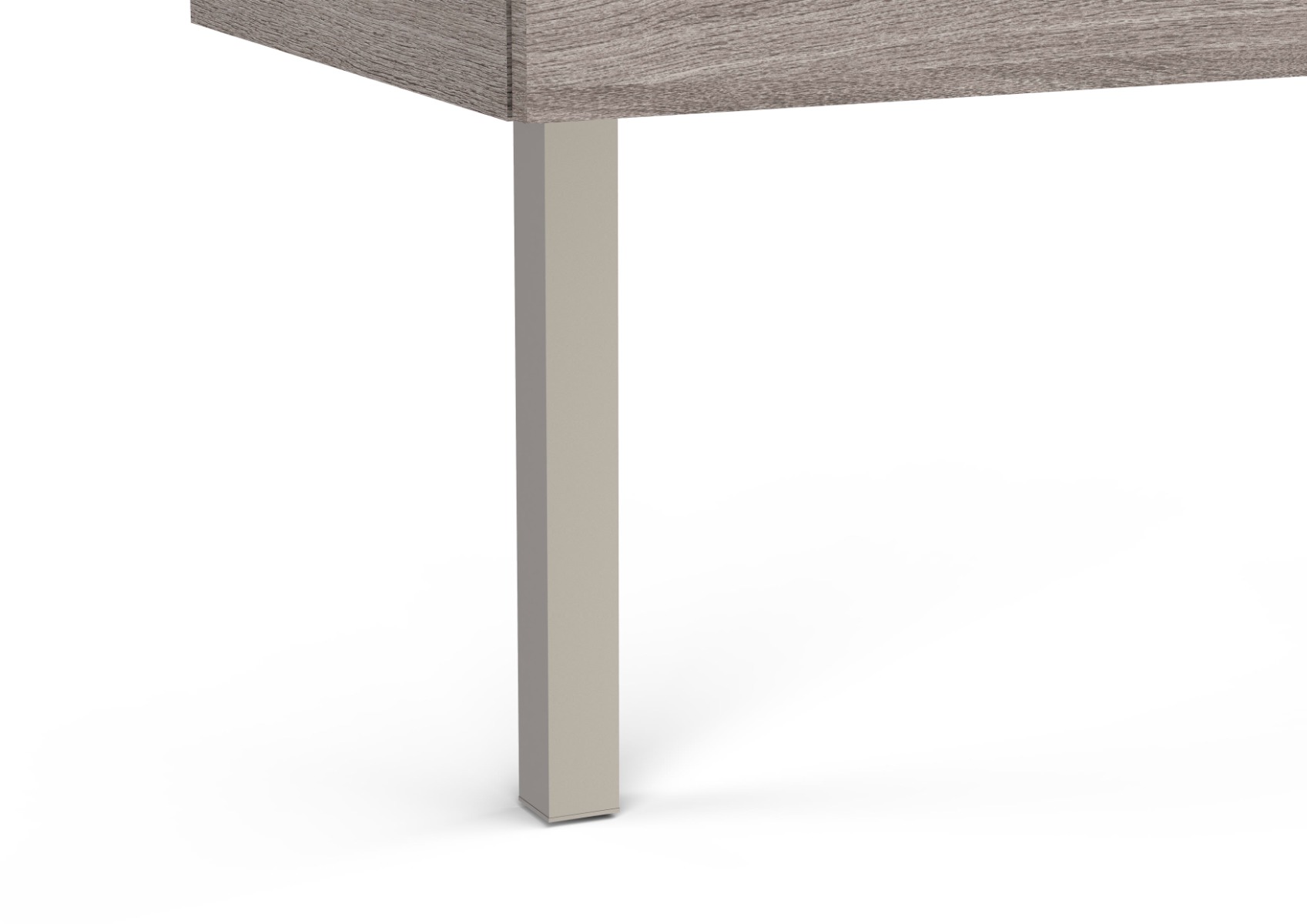 Set of two optional legs - Nickel finish