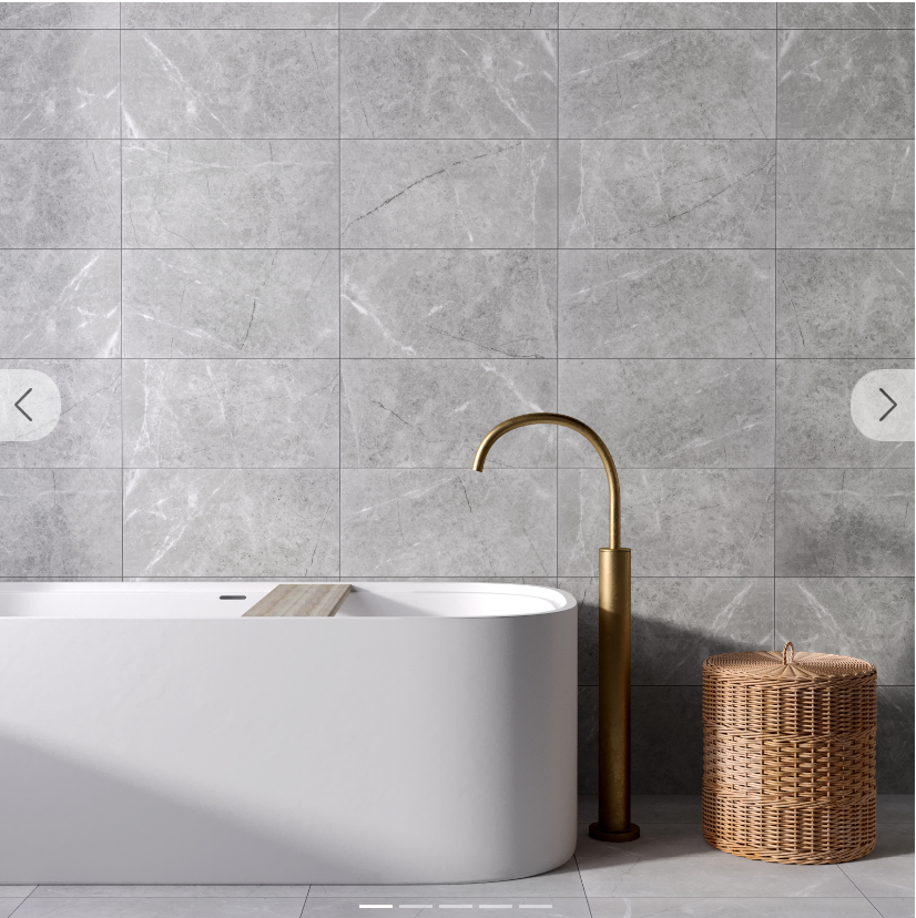 Torino Argento Matt Porcelain 300x600mm- Price per m2