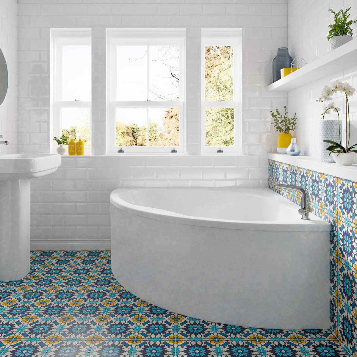 TROJAN LAGUNA CORNER BATH-1200X1200MM