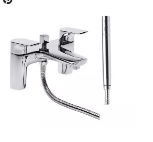 STRIKE BATH SHOWER MIXER AND HANDSET