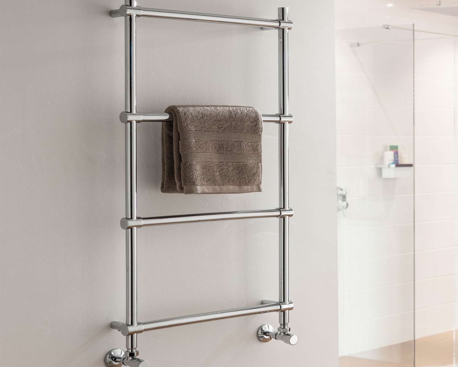 Contemporary Unique Towel Rail Dual Energy-Chrome 950x500
