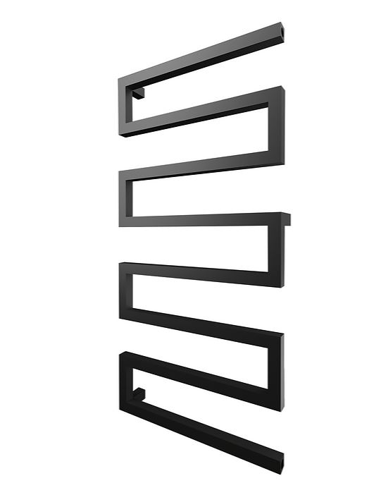 Radox Serpentine 730mm H x 500mm W Matt Black Designer Output (BTU) 636