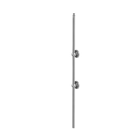 Extended vertical shower riser rail -Chrome