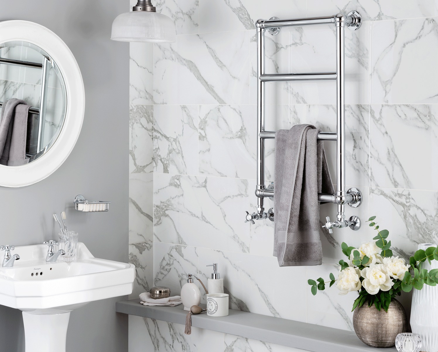 Traditional Vintage Heating Only - Chrome 750x475