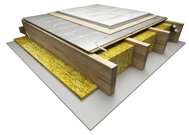 Warmup VLo Econna-12 P5 T&G Chipboard Panel with Aluminium Diffuser 22mm x 600mm x 2400mm