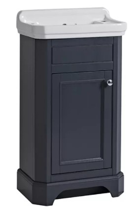 VITORIA CLOAKROOM UNIT & BASIN - MATT DARK GREY