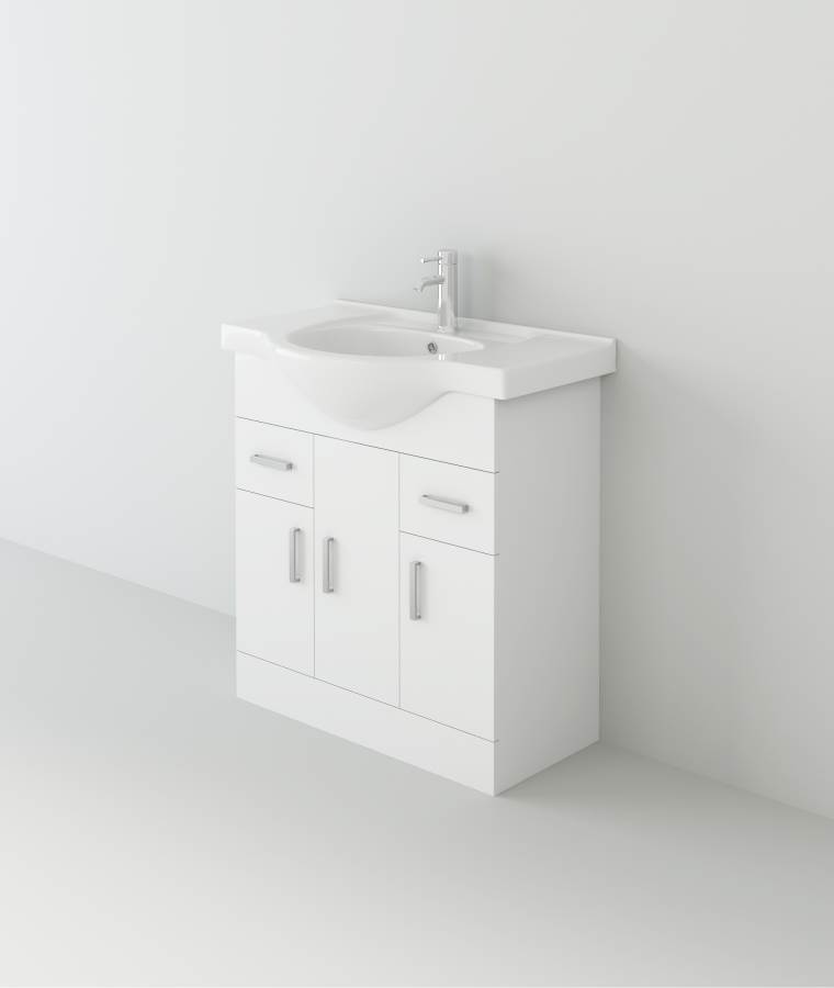 Mars 750 Unit and basin – White