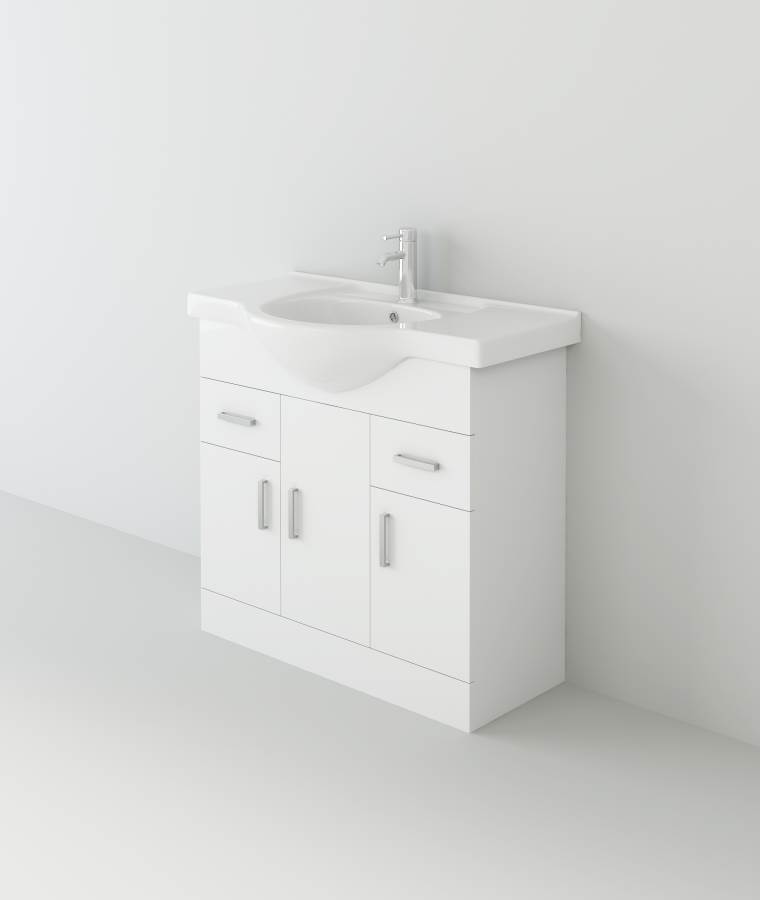 Mars 850 Unit and basin – White