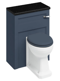600mm Back to Wall WC Unit and back-to-wall pan (including the cistern tank) Blue