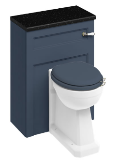 600mm Back to Wall WC Unit and regal back-to-wall pan (including the cistern tank) Blue