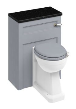 600mm Back to Wall WC Unit and regal back-to-wall pan (including the cistern tank) Classic Grey