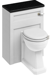 600mm Back to Wall WC Unit and regal back-to-wall pan (including the cistern tank) Matt White