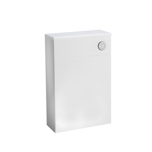 Back To Wall WC Unit And Worktop - Matt White