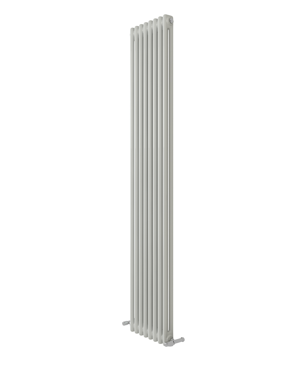 Designer Minimalist Bathroom White 1800x380x70 two column Radiator