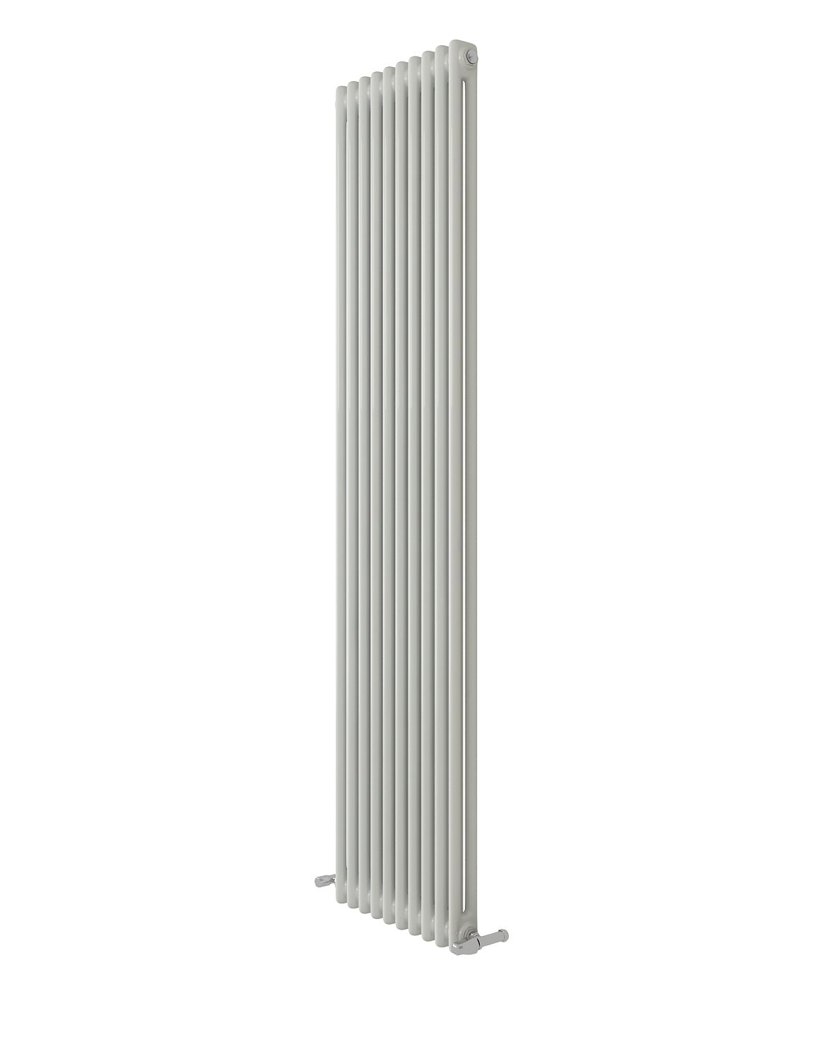 Designer Minimalist Bathroom White 1800x470x70 two column Radiator