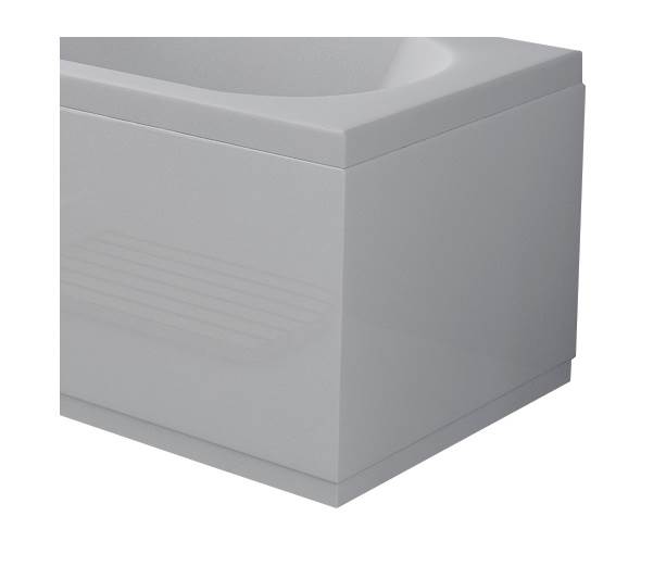 750 Acubase End panel 2pc White