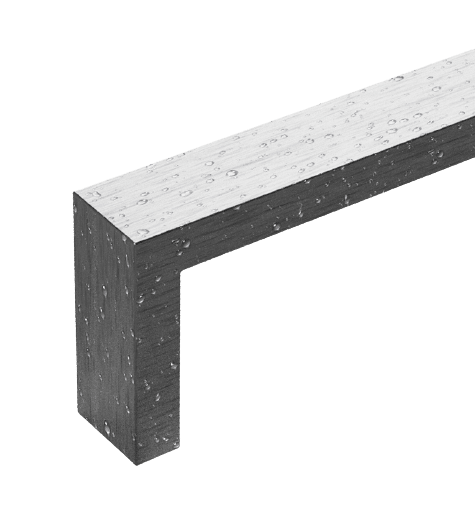 Warmup Tulsi Round Single Bar Heated Towel Rail - Brushed