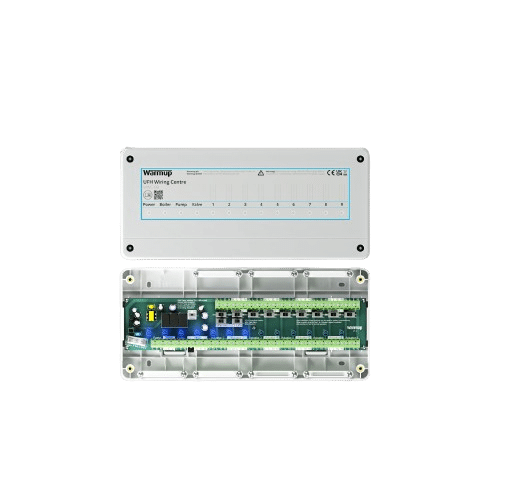 Warmup Wiring Centre - 9 UFH Zones with 2 Hybrid Zones