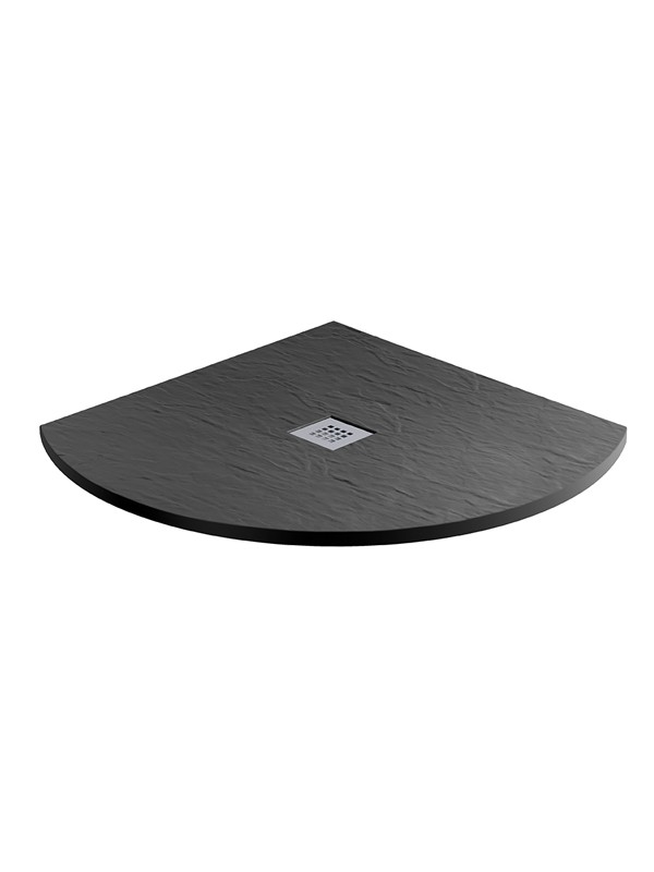 Mx Minerals 800x800 Quadrant Tray Slate Jet Black