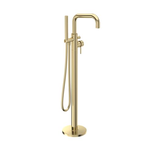 Anthem Freestanding Bath Shower Mixer - Brushed Brass